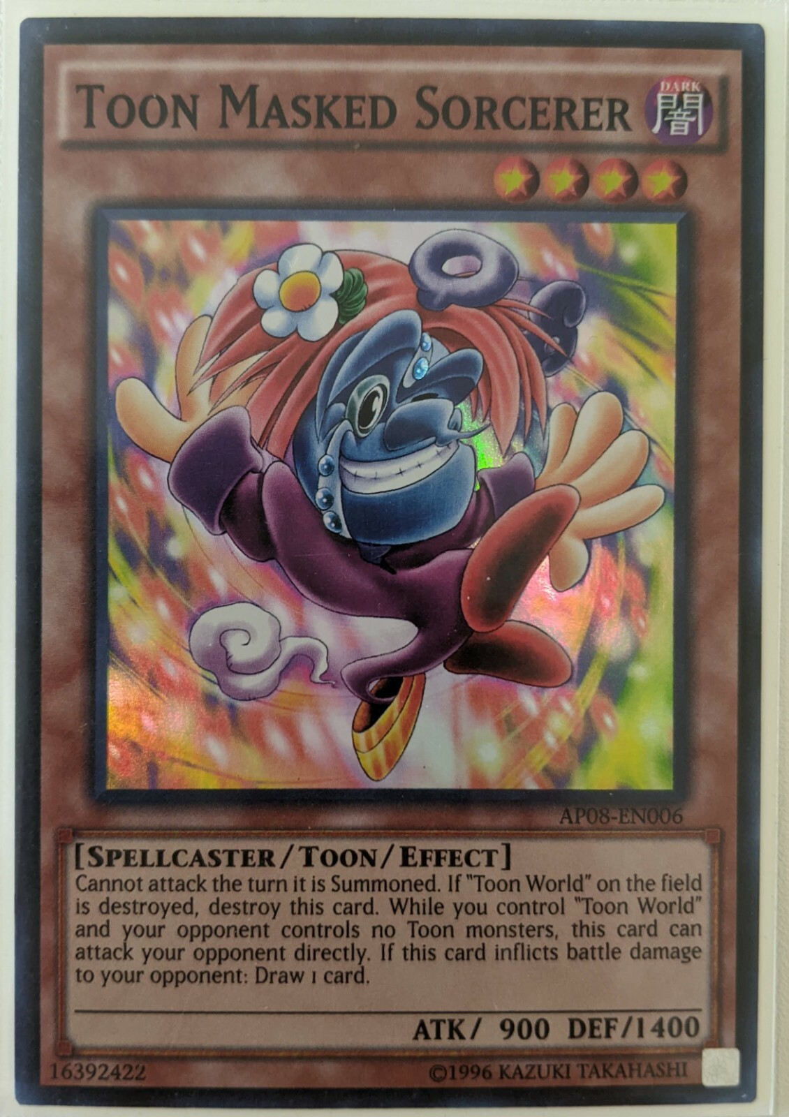 Toon Masked Sorcerer - AP08-EN006 - Super Rare 1