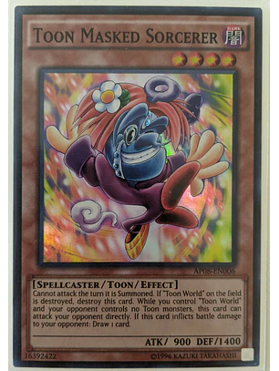 Toon Masked Sorcerer - AP08-EN006 - Super Rare