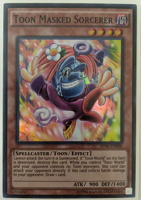 Toon Masked Sorcerer - AP08-EN006 - Super Rare