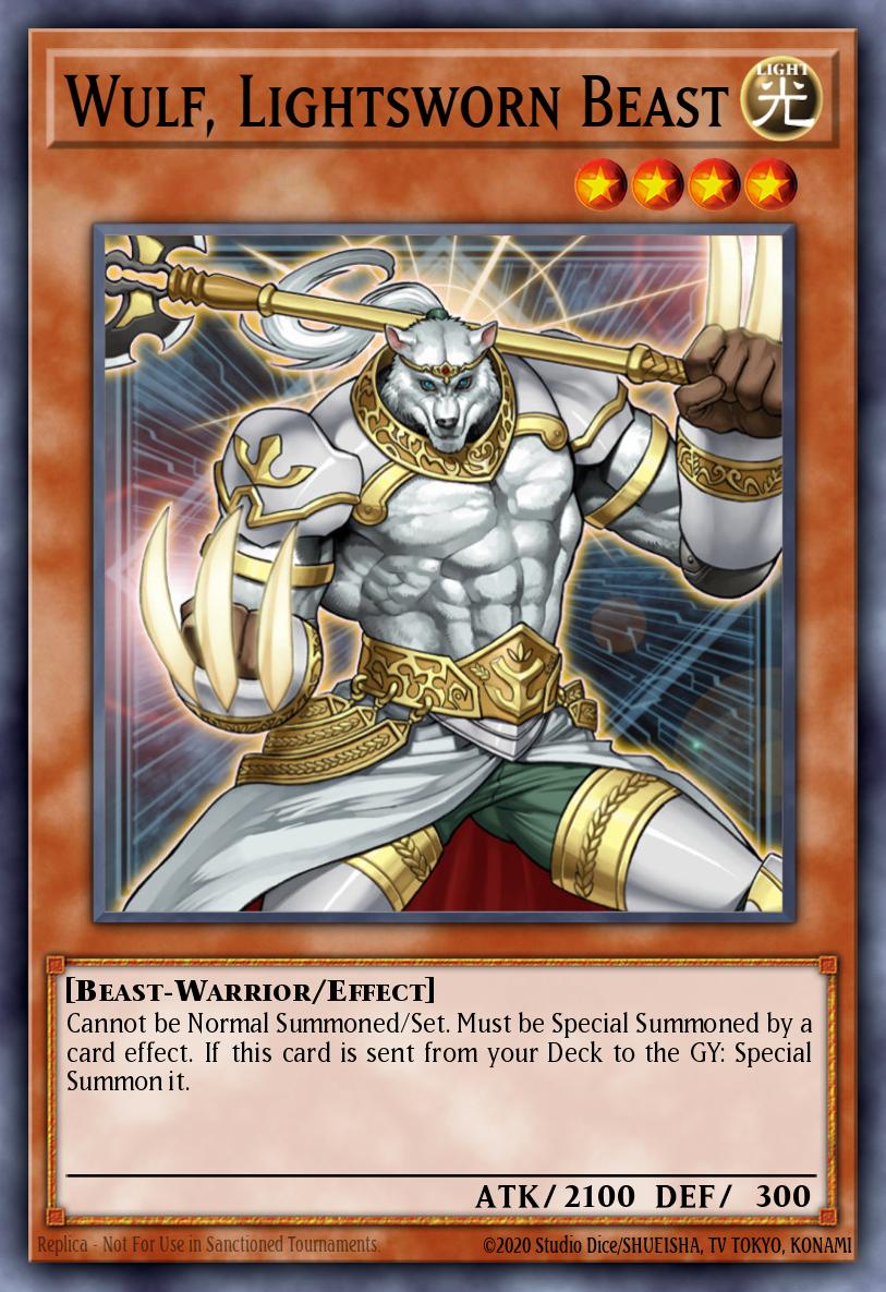 Wulf, Lightsworn Beast - LODT-EN023 - Super Rare 2