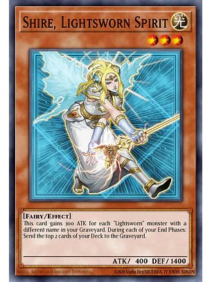 Shire, Lightsworn Spirit - SOVR-EN082 - Super Rare