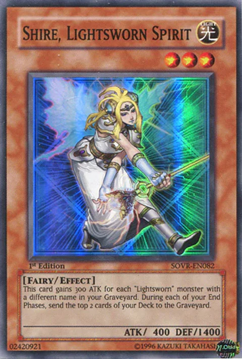 Shire, Lightsworn Spirit - SOVR-EN082 - Super Rare