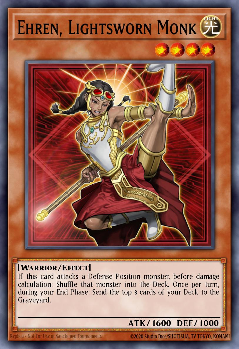 Ehren, Lightsworn Monk - LODT-EN082 - Secret Rare  2