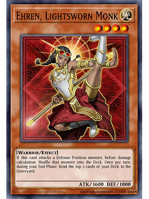 Ehren, Lightsworn Monk - LODT-EN082 - Secret Rare 