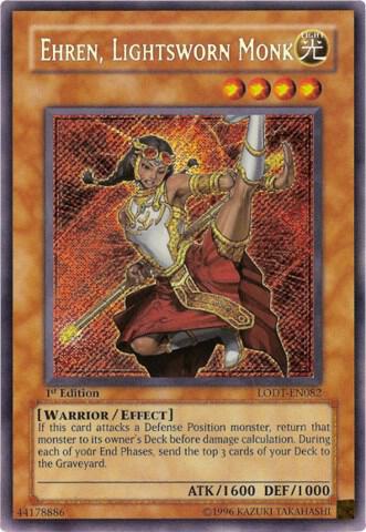 Ehren, Lightsworn Monk - LODT-EN082 - Secret Rare  1