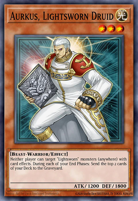 Aurkus, Lightsworn Druid - LODT-EN081 - Super Rare