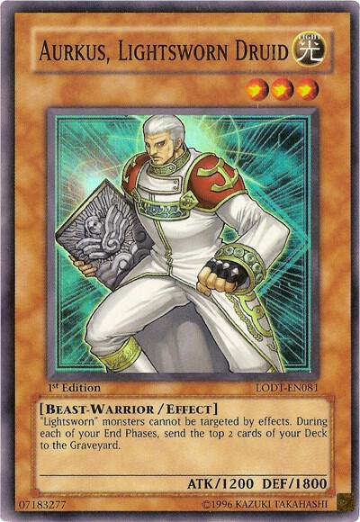 Aurkus, Lightsworn Druid - LODT-EN081 - Super Rare 1