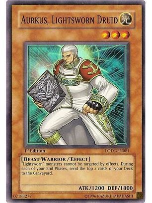 Aurkus, Lightsworn Druid - LODT-EN081 - Super Rare