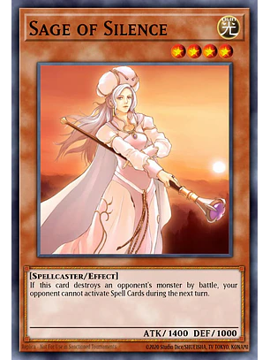 Sage of Silence - STON-EN015 - Ultimate Rare 1st Edition