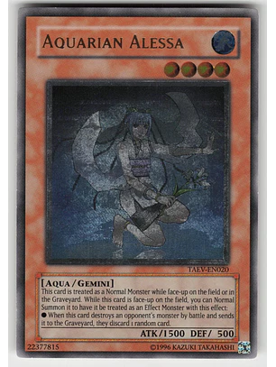 Aquarian Alessa - TAEV-EN020 - Ultimate Rare 1st Edition