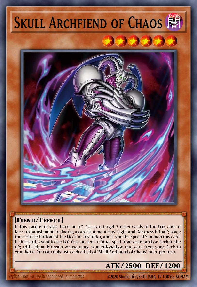 Skull Archfiend of Chaos - CORI-EN002 - Super Rare 1