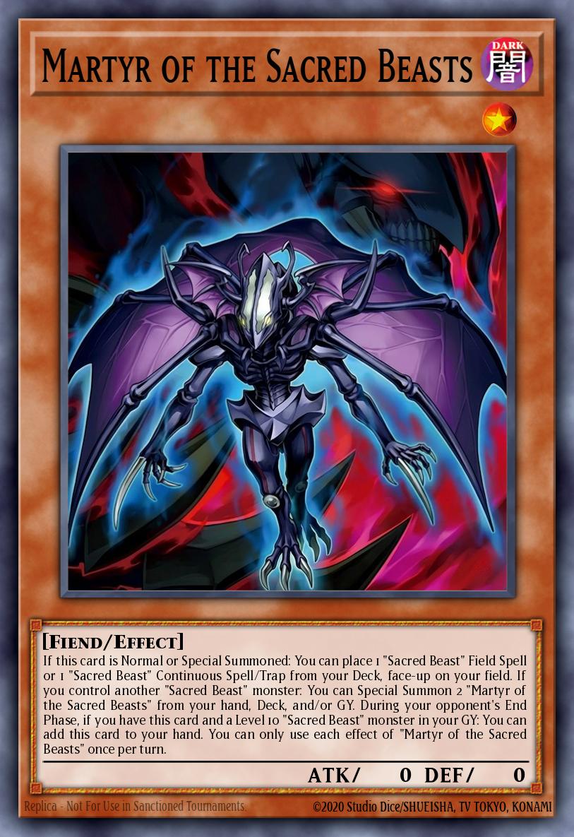 Martyr of the Sacred Beasts - CORI-EN009 - Super Rare 1