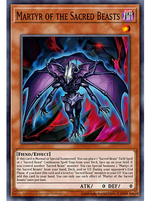 Martyr of the Sacred Beasts - CORI-EN009 - Super Rare