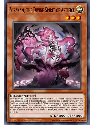 Virakam, the Divine Spirit of Artifice - CORI-EN017 - Super Rare