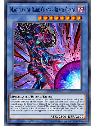 Magician of Dark Chaos - Black Chaos - CORI-EN027 - Secret Rare