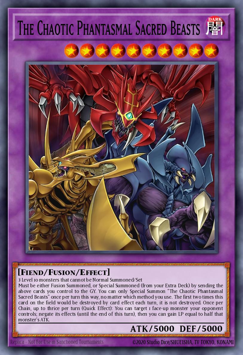 The Chaotic Phantasmal Sacred Beasts - CORI-EN029 - Ultra Rare 1