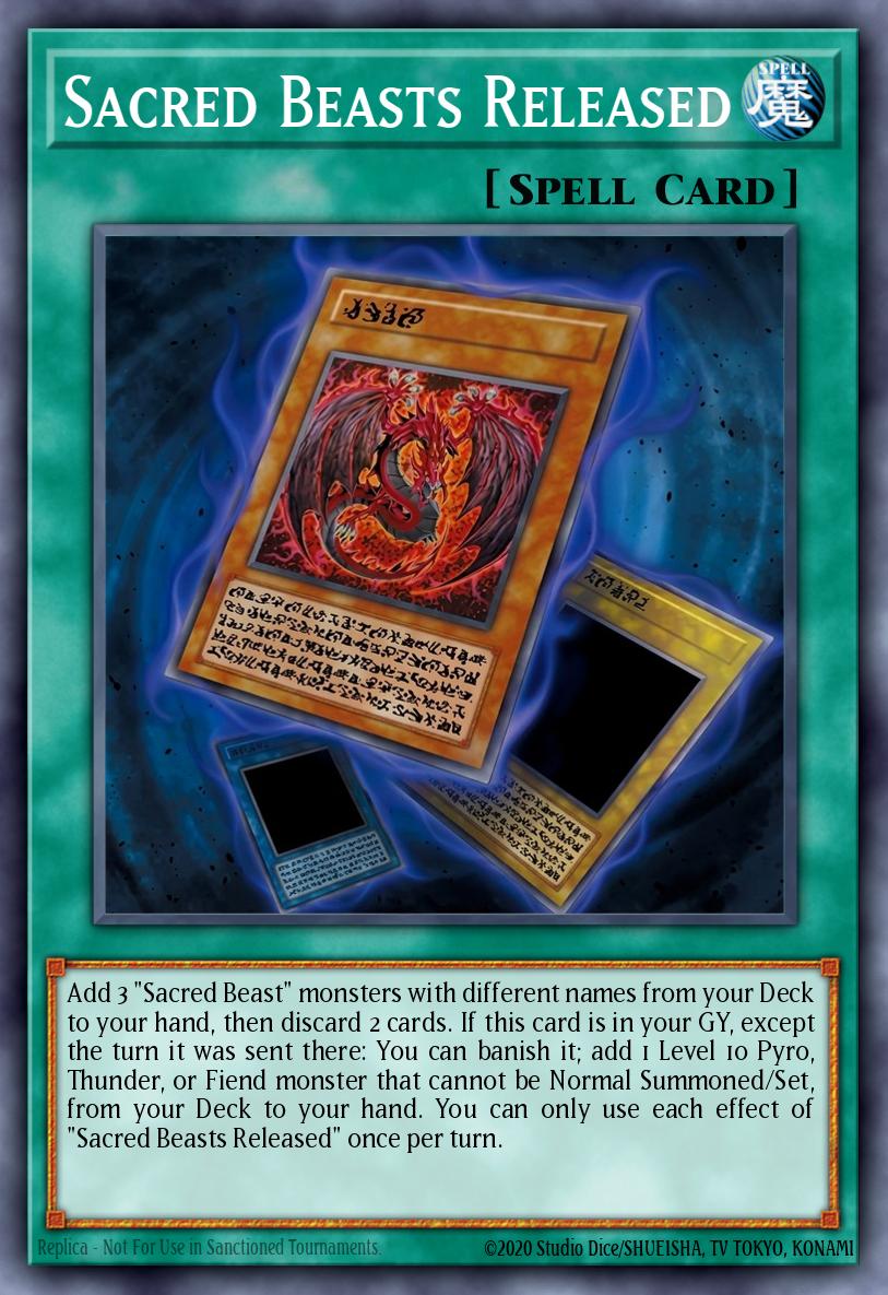 Sacred Beasts Released - CORI-EN047 - Super Rare 1