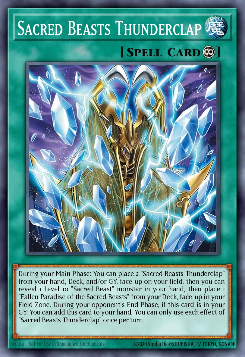 Sacred Beasts Thunderclap - CORI-EN049 - Common 1