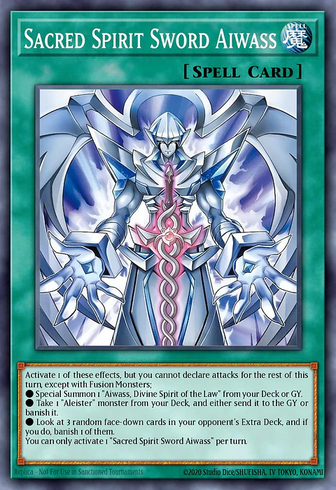 Sacred Spirit Sword Aiwass - CORI-EN054 - Common