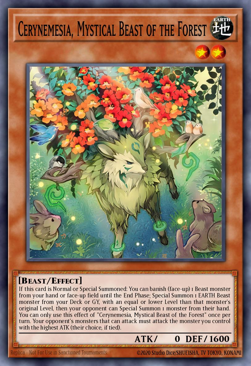Cerynemesia, Mystical Beast of the Forest - CORI-EN087 - Common 1