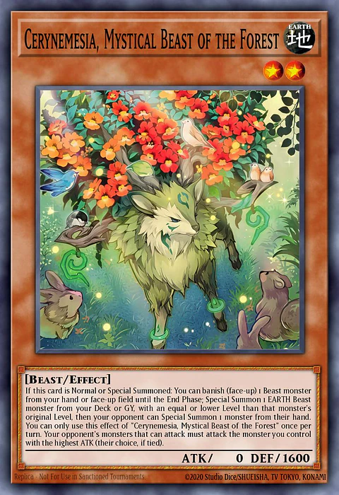 Cerynemesia, Mystical Beast of the Forest - CORI-EN087 - Common