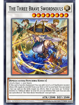 The Three Champions of Swordsoul - CORI-EN100 - Super Rare