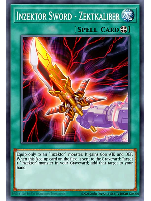 Inzektor Sword - Zektkaliber - ORCS-EN054 - Ultimate Rare 1st Edition