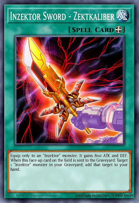 Inzektor Sword - Zektkaliber - ORCS-EN054 - Ultimate Rare 1st Edition
