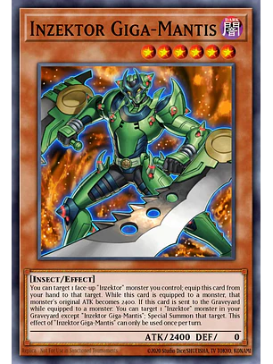 Inzektor Giga-Mantis - ORCS-EN021 - Ultimate Rare 1st Edition