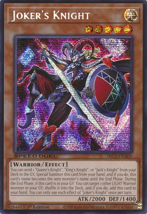 Joker's Knight - SBC2-ENA05 - Prismatic Secret Rare  1