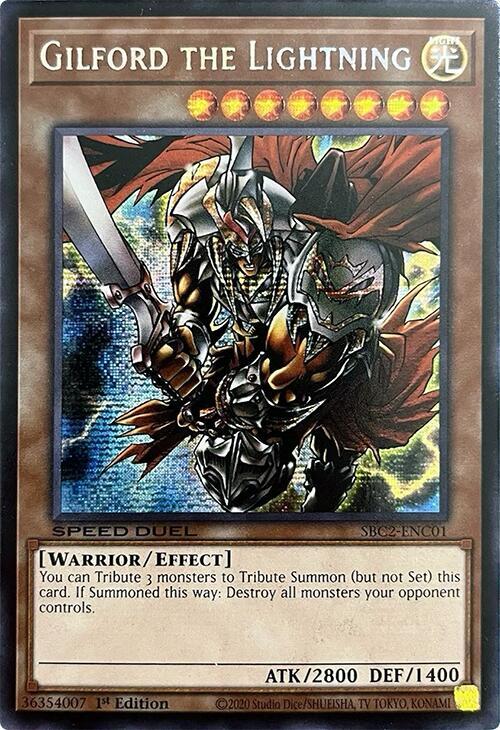 Gilford the Lightning - SBC2-ENC01 - Prismatic Secret Rare 1