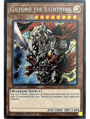 Gilford the Lightning - SBC2-ENC01 - Prismatic Secret Rare