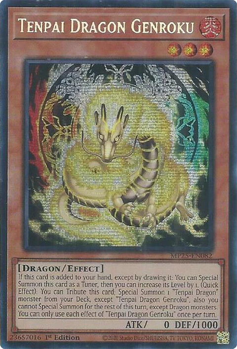 Tenpai Dragon Genroku - MP25-EN082 - Prismatic Secret Rare