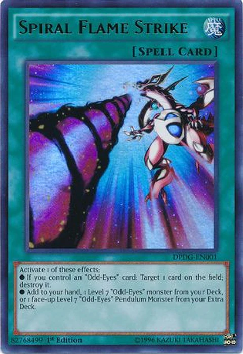 Spiral Flame Strike - DPDG-EN001 - Ultra Rare