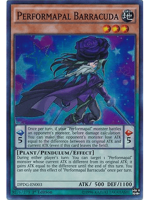 Performapal Barracuda - DPDG-EN003 - Super Rare