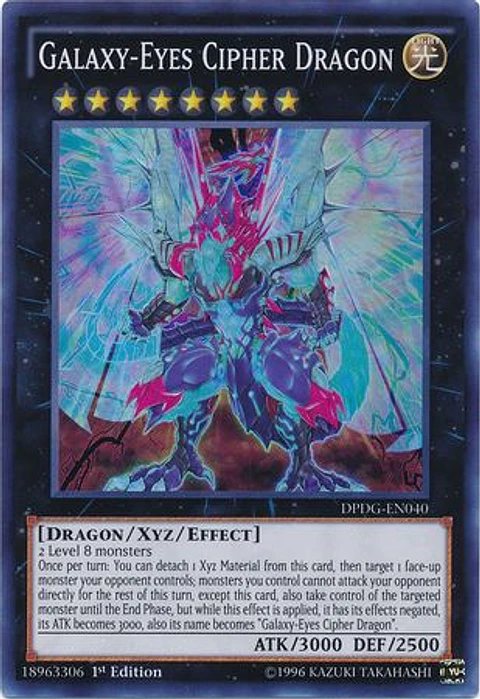 Galaxy-Eyes Cipher Dragon - DPDG-EN040 - Super Rare 