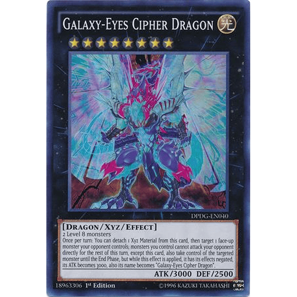 Galaxy-Eyes Cipher Dragon - DPDG-EN040 - Super Rare 