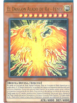 The Winged Dragon of Ra - Immortal Phoenix - DUPO-EN046 - Ultra Rare