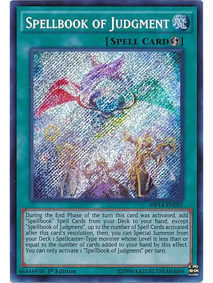 Spellbook of Judgment - MP14-EN039 - Secret Rare
