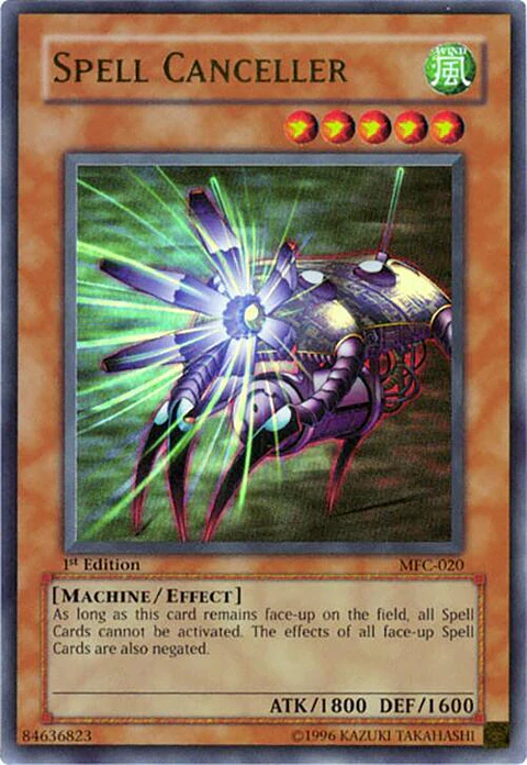 Spell Canceller - MFC-020 - Ultra Rare 1st Edition