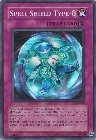 Spell Shield Type-8 - MFC-043 - Super Rare 1st Edition 1
