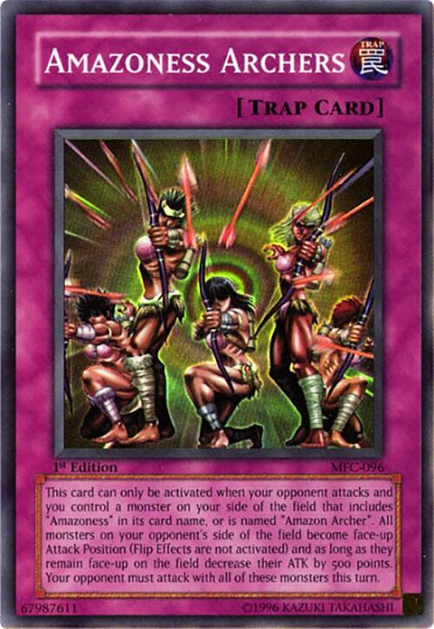 Amazoness Archers - MFC-096 - Super Rare 1st Edition