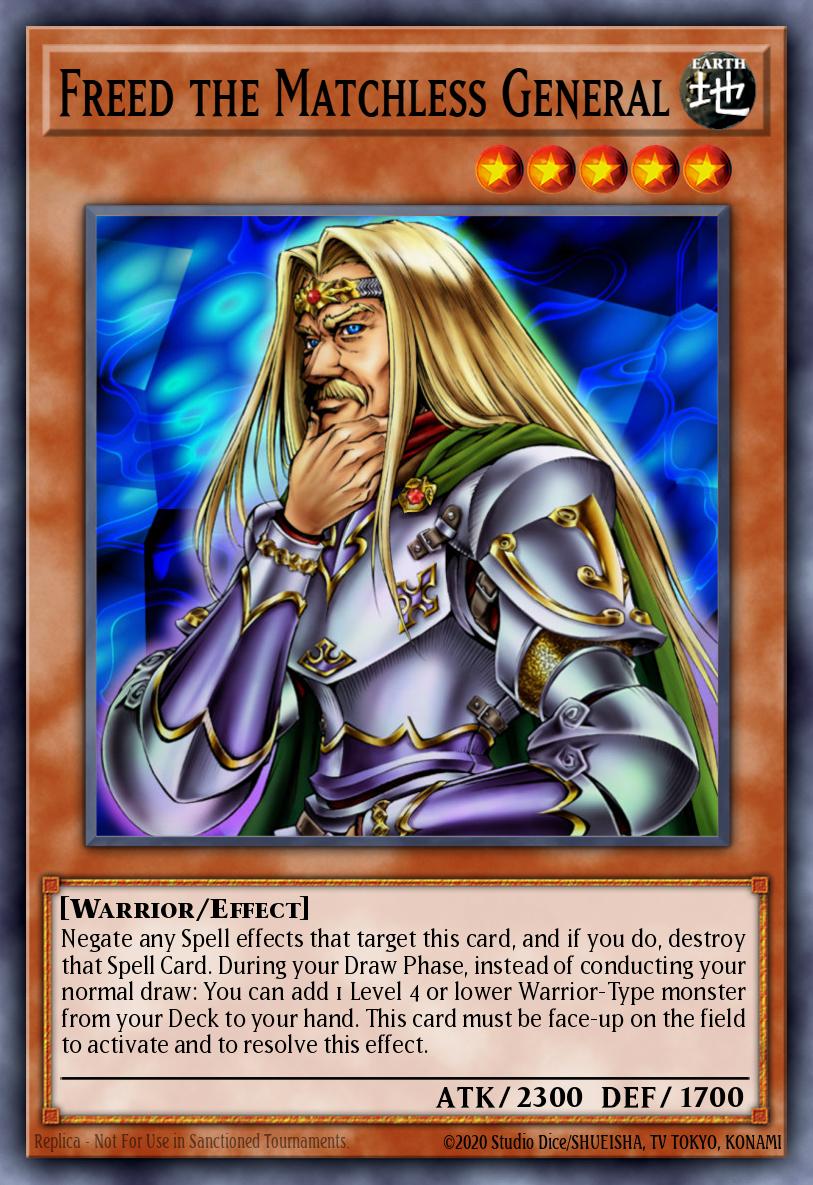 Freed the Matchless General (Reprint) - RP02-EN054 - Rare 1
