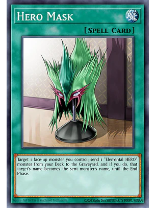 Hero Mask - LODT-EN045 - Common (Reprint)