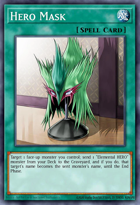 Hero Mask - LODT-EN045 - Common (Reprint)