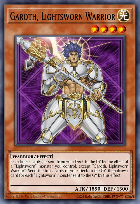 Garoth, Lightsworn Warrior - LODT-EN020 - Common (Reprint)