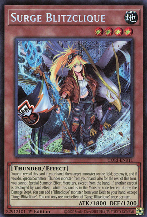 Surge Blitzclique - CORI-EN011 - Secret Rare