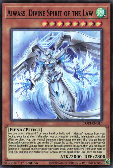 Aiwass, Divine Spirit of the Law - CORI-EN016 - Super Rare 1