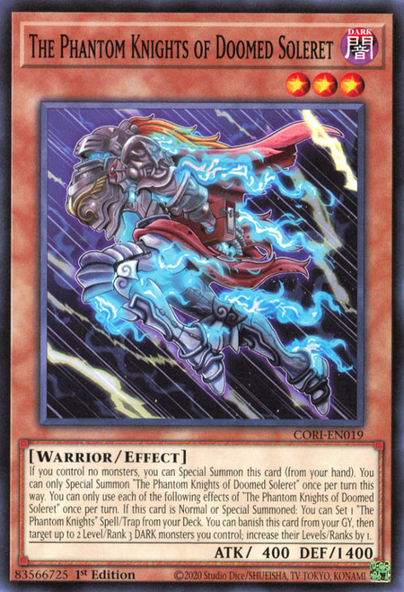 The Phantom Knights of Doomed Soleret - CORI-EN019 - Common 1
