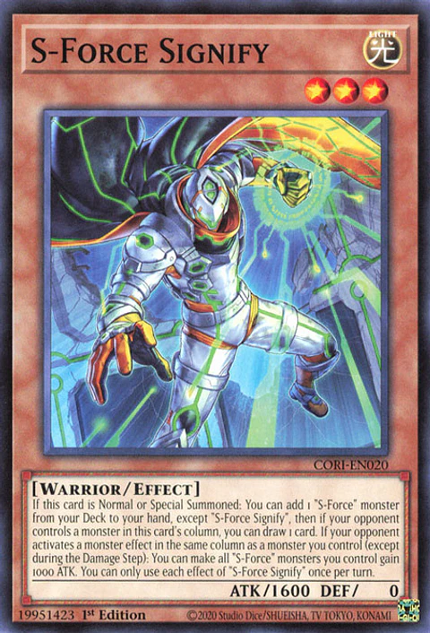 S-Force Signify - CORI-EN020 - Common